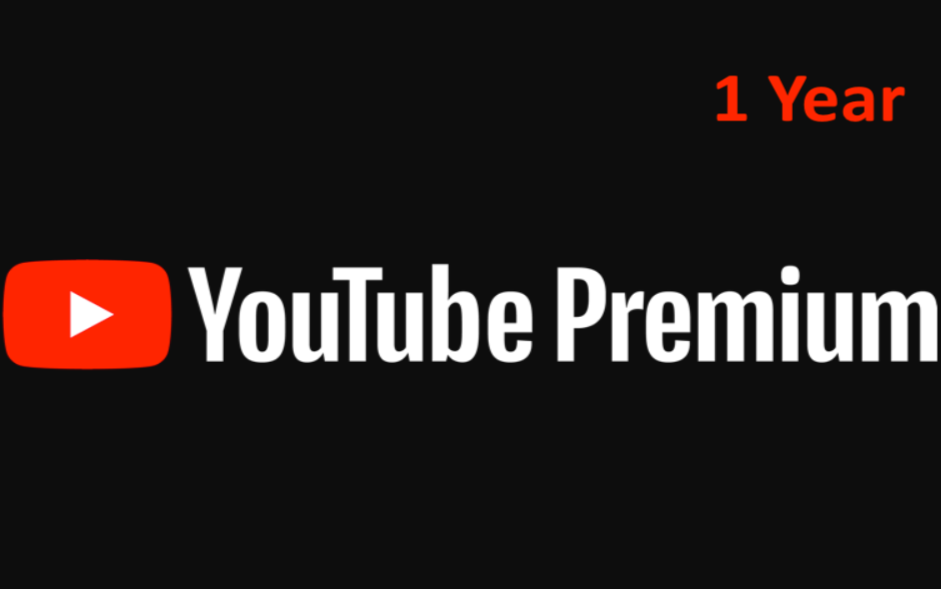 YouTube Premium Subscription | Video+Music+Kids (1 Year Invidual)